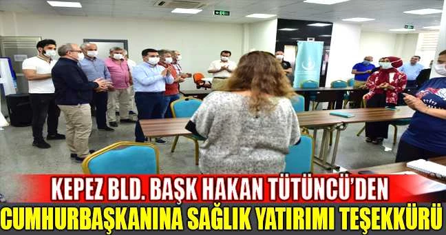 Tütüncü’den Cumhurbaşkanına sağlık yatırımı teşekkürü