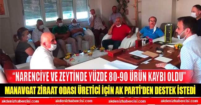 Manavgat Ziraat Odası üretici için Ak Parti