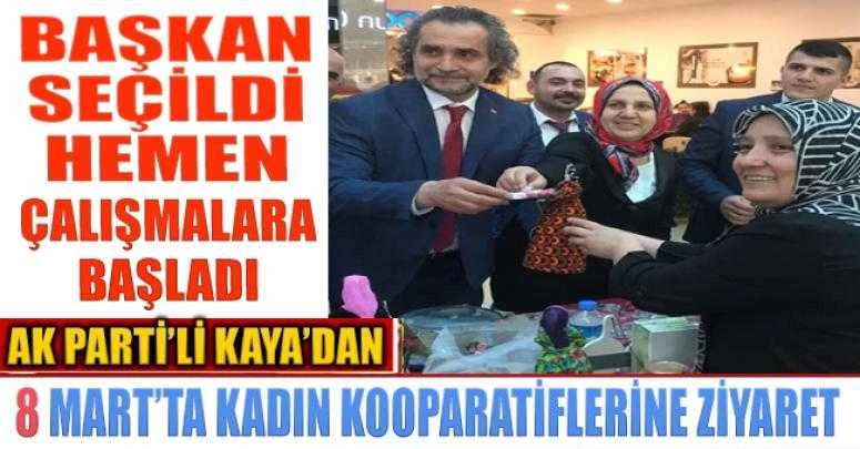 BAŞKAN SEÇİLDİ HEMEN ÇALIŞMALARA BAŞLADI