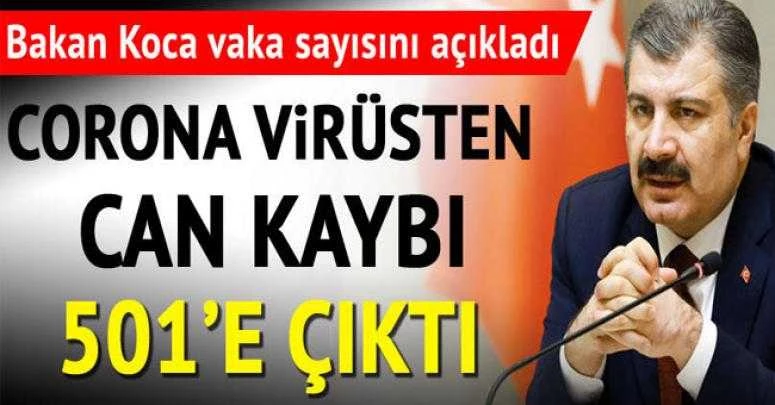 İl il coronavirüs vaka ve ölüm sayıları! Sağlık Bakanı