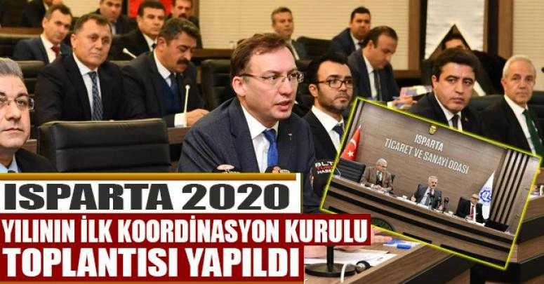 Isparta 2020 Yılının İlk Koordinasyon Kurulu Toplantısı Yapıldı