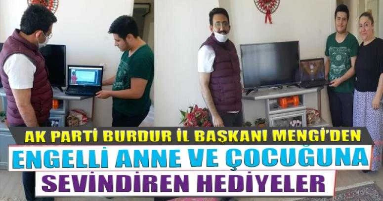 EVE TELEVİZYON ÇOCUĞA BİLGİSAYAR HEDİYE ETTİLER