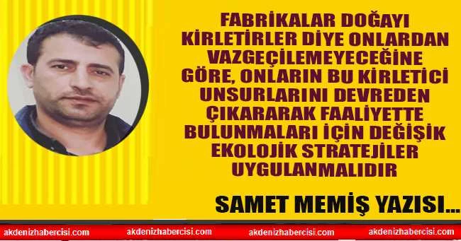 EKOLOJİK DENGELER VE SANAYİ