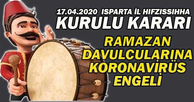17.04.2020  ISPARTA İL HIFZISSIHHA KURULU KARARI