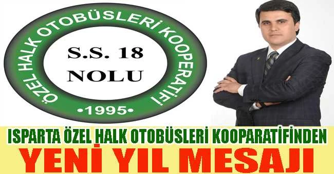 ISPARTA ÖZEL HALK OTOBÜSLERİ KOOPARATİFİNDEN YENİ YIL MESAJI