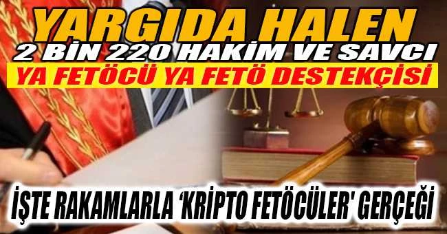 İŞTE RAKAMLARLA ‘KRİPTO FETÖCÜLER