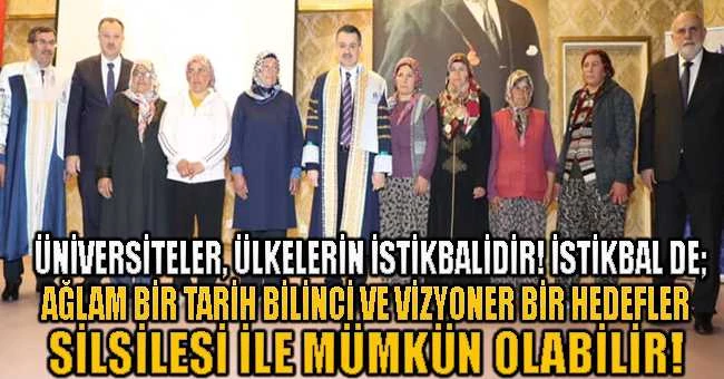 ISUBÜ’NÜN İLK FAHRİ DOKTORA PAYESİ BAKAN PAKDEMİRLİ’YE VERİLDİ