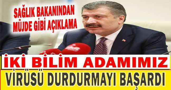 2 PROFESÖR DOKTORUMUZ VİRÜSÜ İZOLE ETMEYİ BAŞARDI