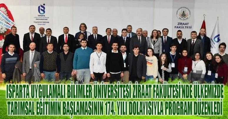 Tarımsal Eğitimin Başlamasının 174’üncü Yılı