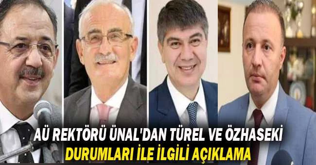 AÜ REKTÖRÜ ÜNAL