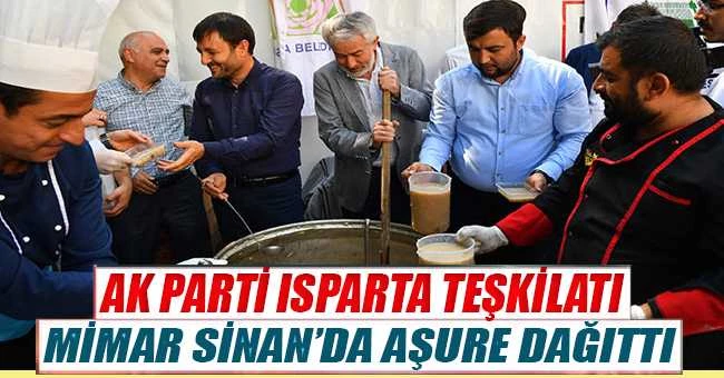 AK PARTİ ISPARTA AŞURE DAĞITTI