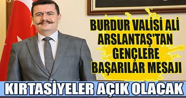 BURDUR VALİSİ ALİ ARSLANTAŞ
