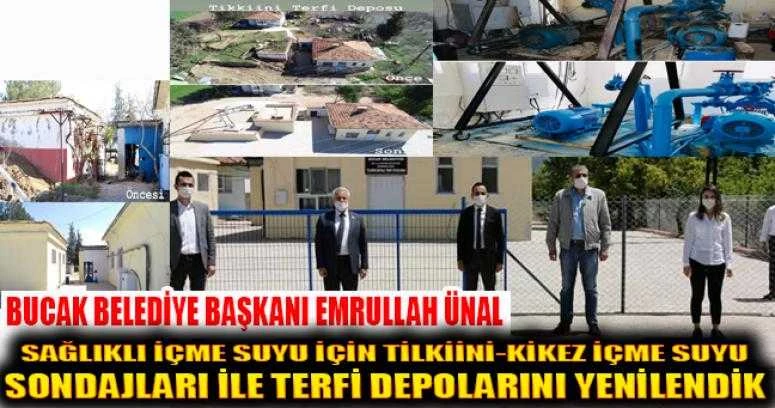SAĞLIKLI İÇME SUYU İÇİN TİLKİİNİ-KİKEZ İÇME SUYU SONDAJLARI İLE TERFİ DEPOLARINI YENİLENDİK