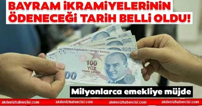 Emekli bayram ikramiyelerinin ödeneceği tarih belli odu! Kurban bayramı ikramiyesi ne zaman ödenecek?