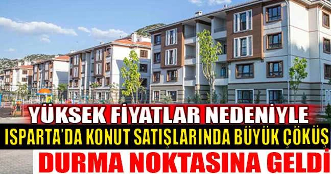 TÜİK Verileri Açıkladı Isparta’da Konut Satışlarında büyük düşüş