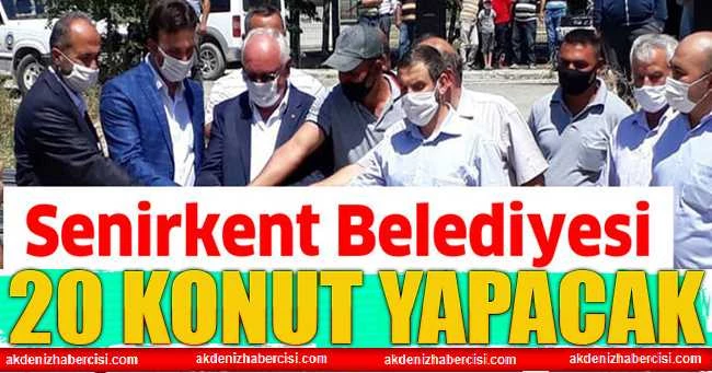 Senirkent Belediyesi 20 konut yapacak