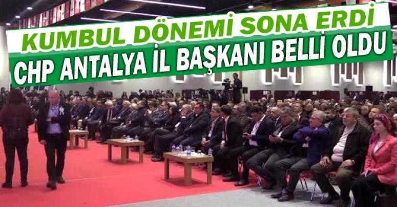 CHP Antalya İl Başkanı Belli Oldu