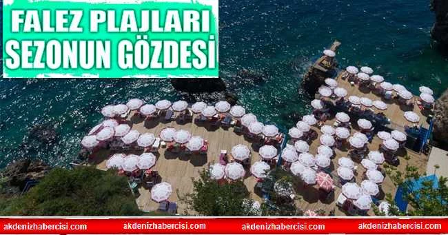 Falez plajları sezonun gözdesi