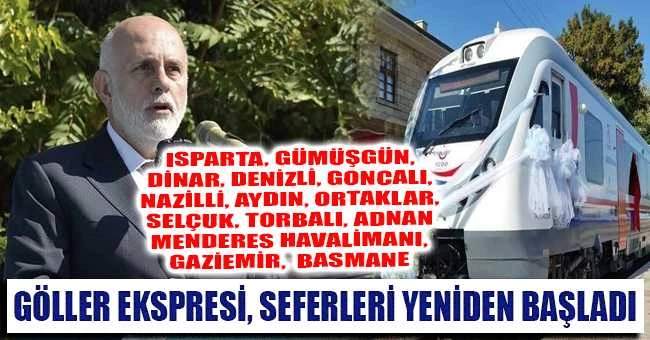 GÖLLER EKSPRESİ SEFERLERİ YENİDEN BAŞLADI