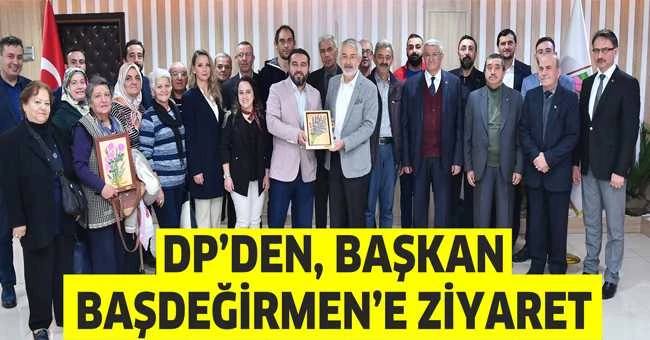 DP’DEN, BAŞKAN BAŞDEĞİRMEN’E ZİYARET