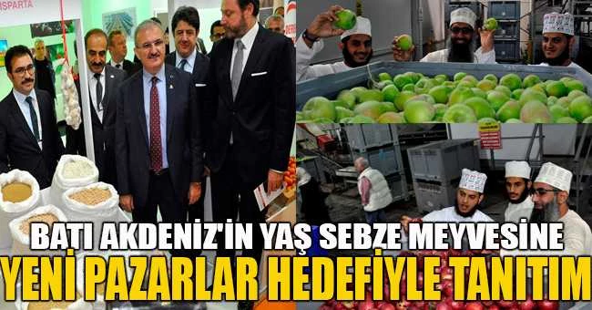 Yaş meyve sebzede yeni pazar hedefiyle tanıtım