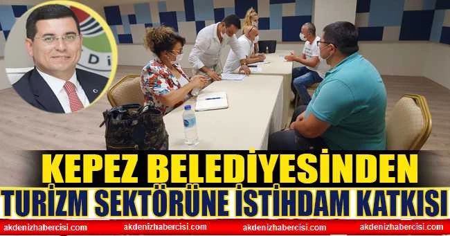Kepez’den turizm sektörüne istihdam katkısı