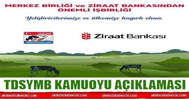 ZİRAAT BANKASI VE MERKEZ BİRLİĞİ ORTAKLIĞI İLE ATILAN DEV ADIM