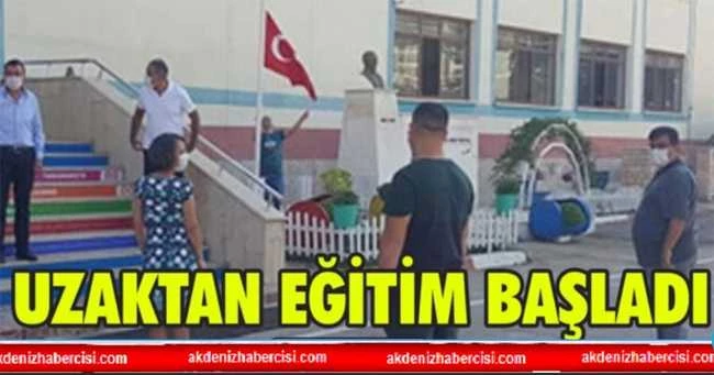 UZAKTAN EĞİTİM BAŞLADI