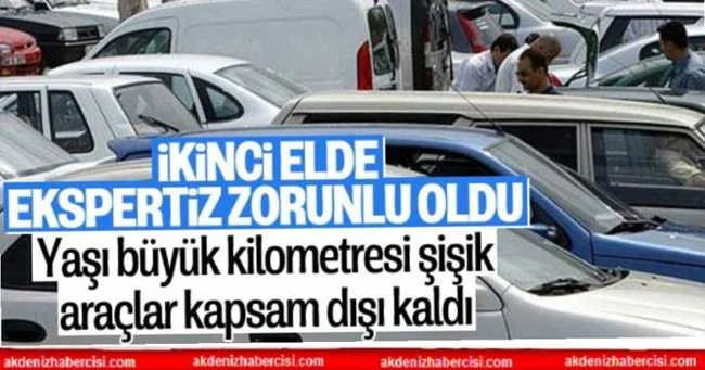 İkinci el oto satışlarında ekspertiz raporu artık zorunlu
