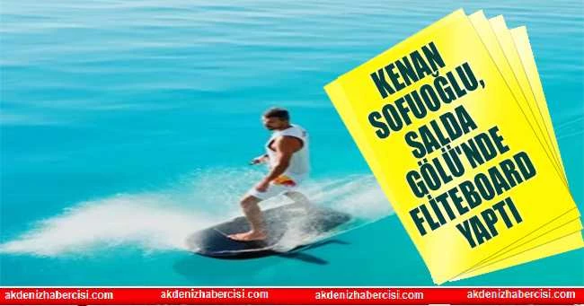 Kenan Sofuoğlu, salda Gölü
