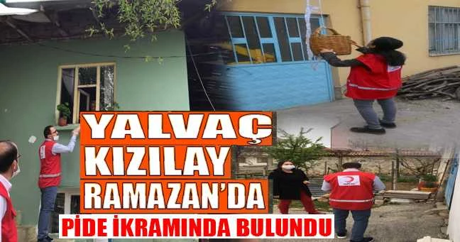 Yalvaç Kızılay’dan Ramazan Pidesi İkramı