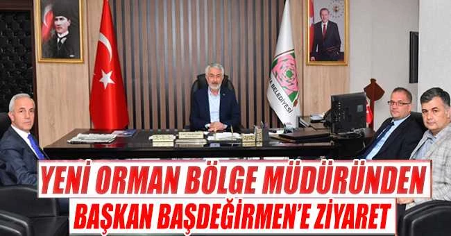 YENİ ORMA BÖLGE MÜDÜRÜNDEN BAŞKAN BAŞDEĞİRMEN