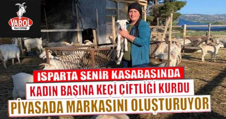 KADIN BAŞINA KEÇİ ÇİFTLİĞİ KURDU PİYASADA MARKALAŞIYOR