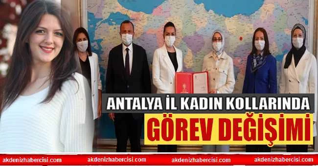 Antalya İl Kadın Kollarında görev değişimi