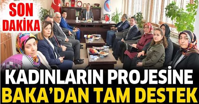 GELENDOSTLU KADINLARIN PROJESİNE BAKA’DAN DESTEK