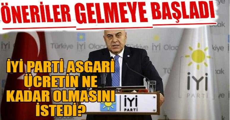 İYİ Parti, asgari ücretin ne kadar olmasını önerdi?