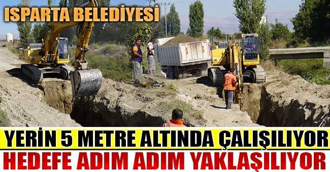 Yerin 5 metre altında çalışılıyor hedefe adım adım yaklaşılıyor