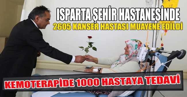 KEMOTERAPİ ÜNİTESİNDE 1000 HASTAYI TEDAVİ ETTİK