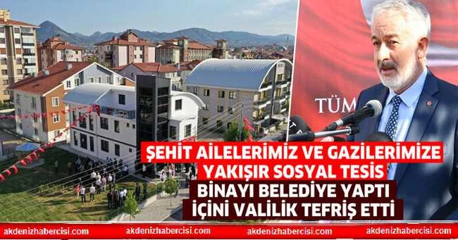 ŞEHİT AİLELERİMİZ VE GAZİLERİMİZE YAKIŞIR SOSYAL TESİS