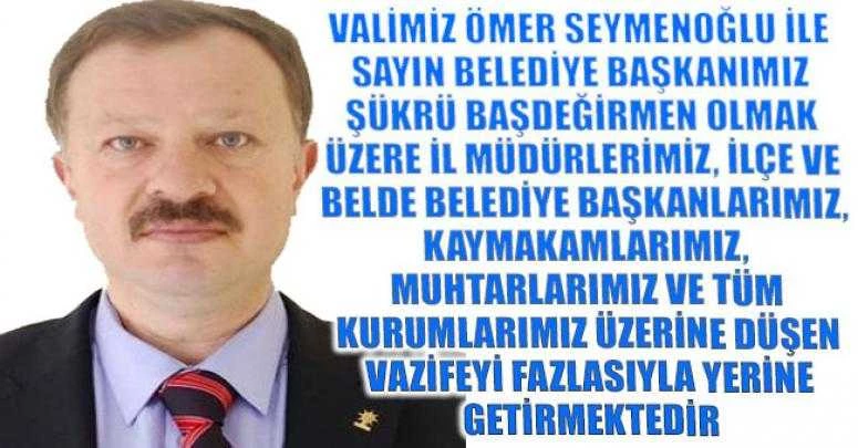 Özel: Tüm kurumlarımız üzerine düşen vazifeyi fazlasıyla yerine getirmektedir