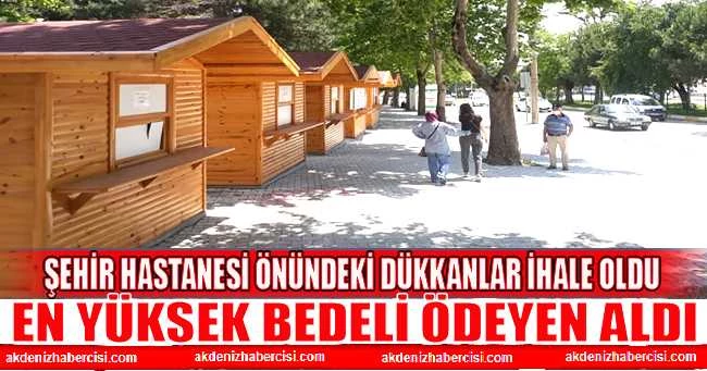 Isparta Şehir Hastanesi Önündeki Dükkanlar İhale Edildi