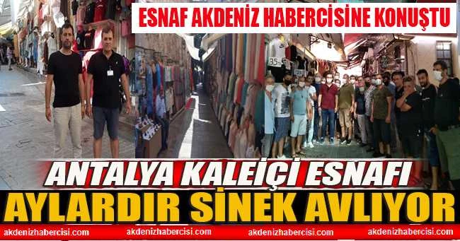 ANTALYA KALEİÇİ ESNAFI AYLARDIR SİNEK AVLIYOR