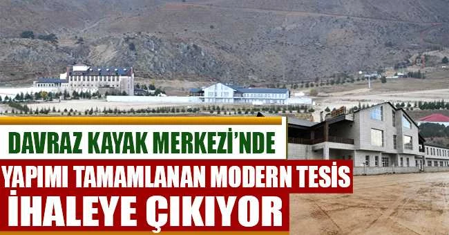 Davraz Kayak Merkezi’nde Yapımı Tamamlanan Modern Tesis İhaleye Çıkıyor