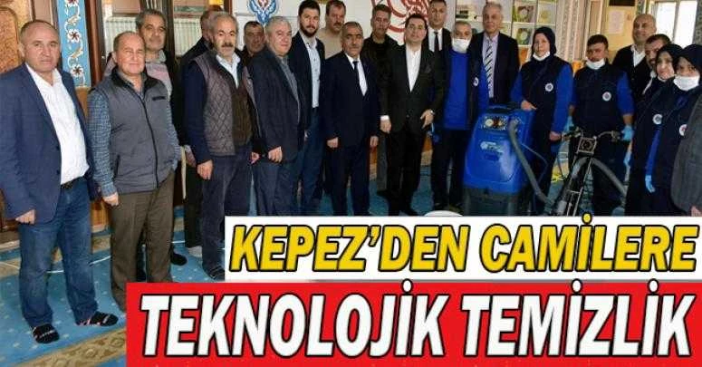 Kepez’den camilere teknolojik temizlik