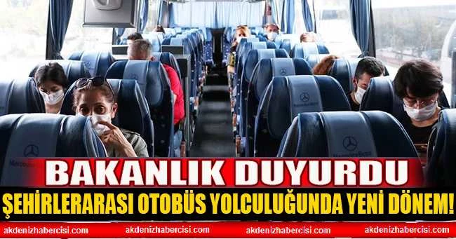 Şehirlerarası otobüs yolculuğunda yeni dönem! Bakanlık duyurdu