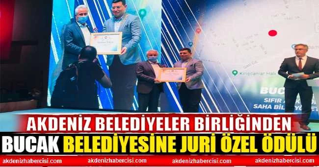 AKDENİZ BELEDİYELER BİRLİĞİNDEN BUCAK BELEDİYESİNE JURİ ÖZEL ÖDÜLÜ