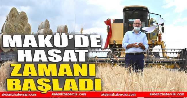 MAKÜ’de Hasat Zamanı Başladı