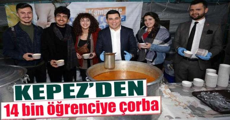 Kepez’den 14 bin öğrenciye çorba
