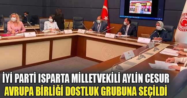 AYLİN CESUR AVRUPA BİRLİĞİ DOSTLUK GRUBUNA SEÇİLDİ