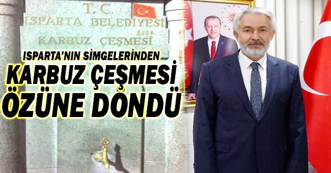 KARBUZ ÇEŞMESİ ÖZÜNE DÖNDÜ
